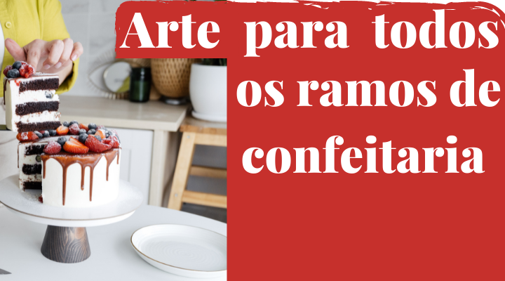 Fazer arte profissional para confeitaria pelo canva